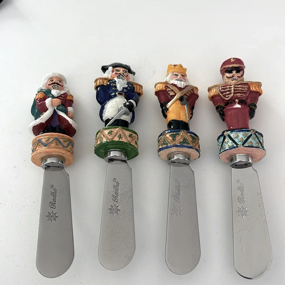 Christopher Radko Home for The Holidays Nutcracker on Drum Spreaders in Box